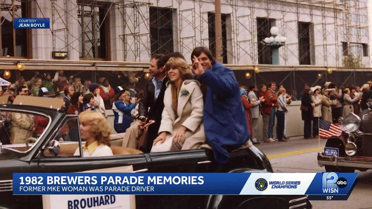 Former Milwaukee woman recalls driving Brewers players in 1982 parade — Cedarburg Sports news